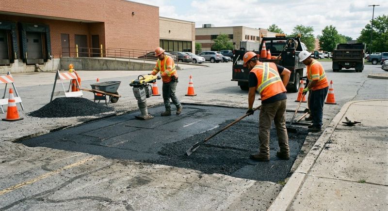 Church Parking Lot Repair in Pasadena, CA