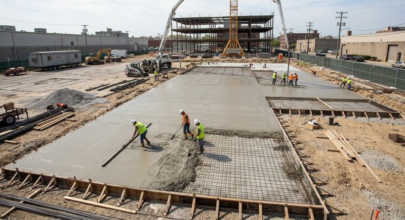 Commercial Slab Construction in San Jose, CA