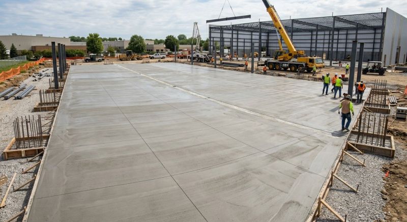 Commercial Slab Installation in Rockville, MD